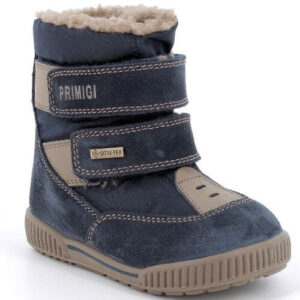 Ghete impermeabile Goretex copii baieti din piele naturala Primigi, Albastru – 8861122