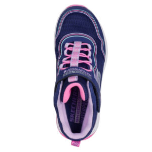 Ghete copii fete impermeabile din material textil Skechers, Mov – 303451_NVMT