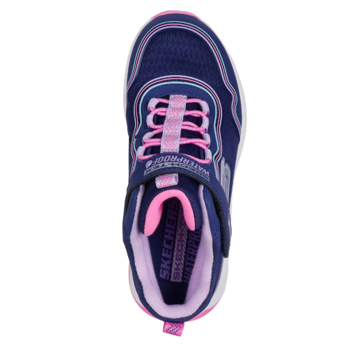 Ghete copii fete impermeabile din material textil Skechers, Mov – 303451_NVMT