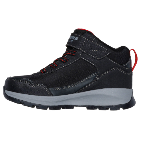 Ghete copii baieti cu LED impermeabile din material textil Skechers, Negru – 406410_BKCC