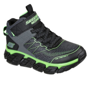 Ghete copii baieti impermeabile din material textil Skechers, Negru – 403806