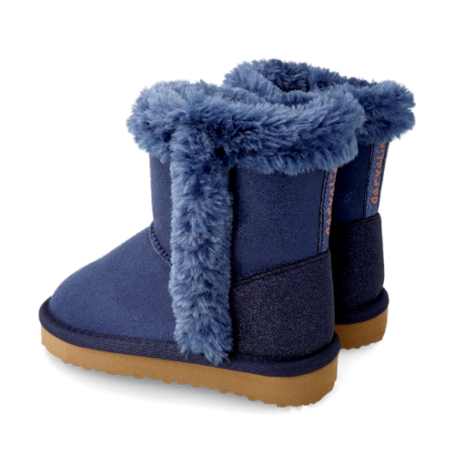 Ghete UGG copii fete imblanite Garvalin, Albastru – 221840-A