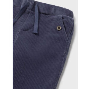 Pantaloni lungi din bumbac pentru baieti Mayoral, Albastru – 2510-010