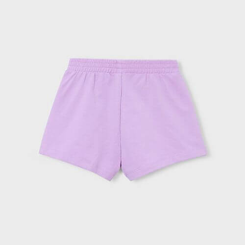 Pantaloni scurti din bumbac pentru fete Mayoral, Lilac – 607-10
