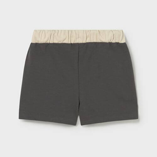 Pantaloni scurti din bumbac pentru baieti Mayoral, Coal – 1218-63
