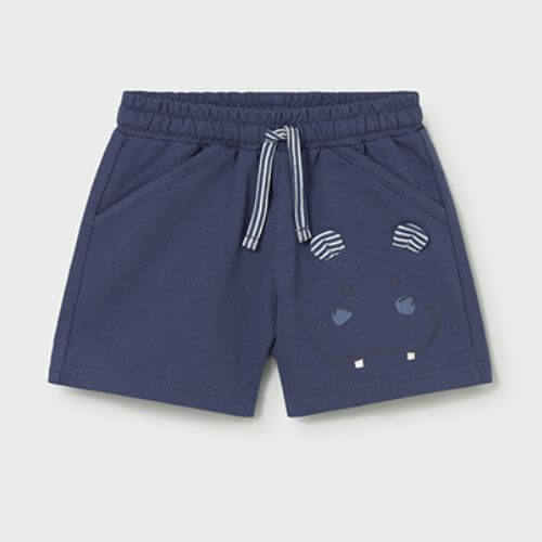 Pantaloni scurti din bumbac pentru baieti Mayoral, Albastru – 1222-78