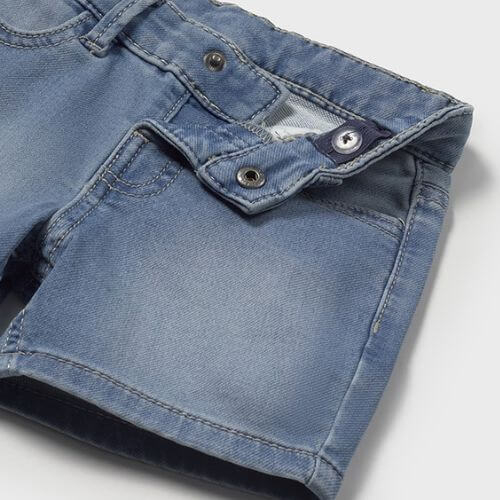 Pantaloni scurti din bumbac pentru baieti Mayoral, Albastru – 1246-021