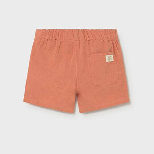 Pantaloni scurti din bumbac pentru baieti Mayoral, Portocaliu – 1216-55