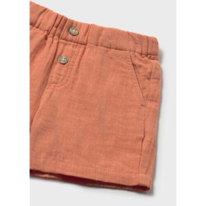 Pantaloni scurti din bumbac pentru baieti Mayoral, Portocaliu – 1216-55