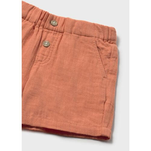 Pantaloni scurti din bumbac pentru baieti Mayoral, Portocaliu – 1216-55 Pantaloni scurti din bumbac pentru baieti Mayoral, Portocaliu – 1216-55