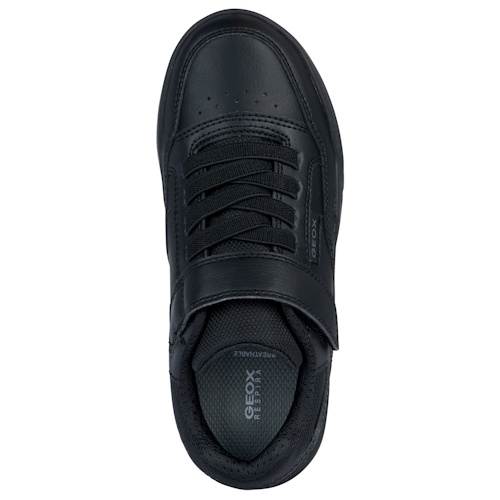 Pantofi baieti din piele Geox Perth, Negru – J367RE_0FE8V_C9999