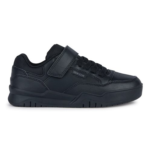 Pantofi baieti din piele Geox Perth, Negru – J367RE_0FE8V_C9999