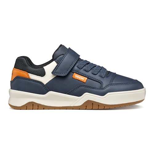 Pantofi baieti din piele Geox Perth, Albastru – J367RE_0MEMS_C4002