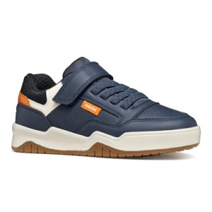 Pantofi baieti din piele Geox Perth, Albastru – J367RE_0MEMS_C4002