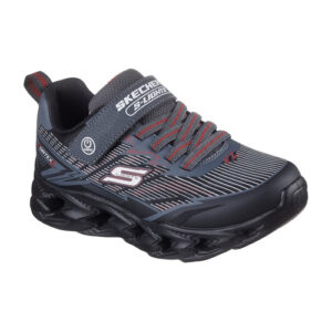 Pantofi sport baieti Skechers S-Lights – Vortex 2.0 – Veltrox, Negru – 400605L-BKCC