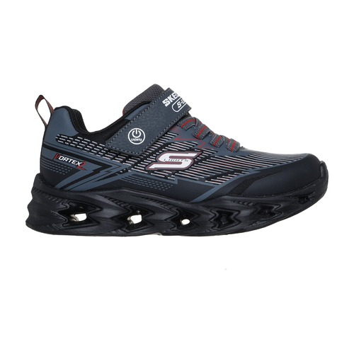 Pantofi sport baieti Skechers S-Lights – Vortex 2.0 – Veltrox, Negru – 400605L-BKCC