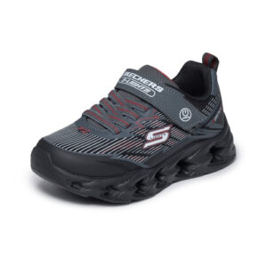 Pantofi sport baieti Skechers S-Lights – Vortex 2.0 – Veltrox, Negru – 400605L-BKCC