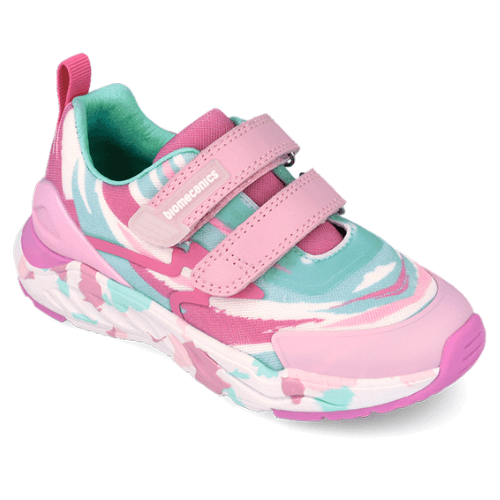Pantofi copii fete din textil Biomecanics, Roz – 262271-B032