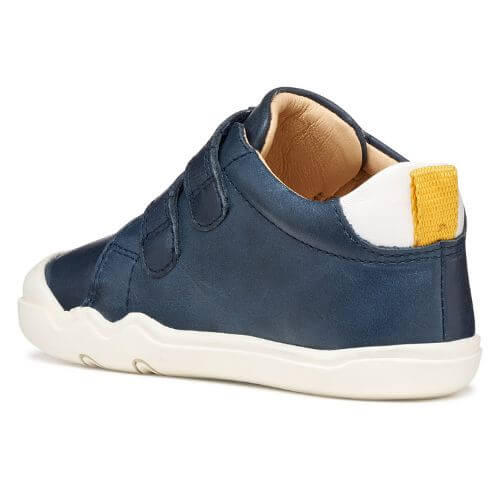 Pantofi copii baieti Barefoot din piele Geox, Albastru – B465WA-000CL-C4211