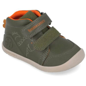 Pantofi copii baieti calapod lat din piele Biomecanics, Verde – 251162-B788