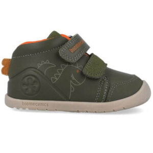Pantofi copii baieti calapod lat din piele Biomecanics, Verde – 251162-B788