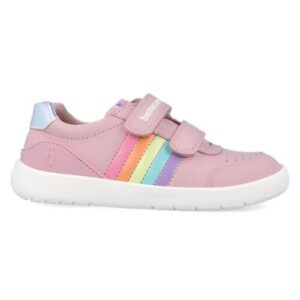 Pantofi copii fete calapod lat din piele Biomecanics, Roz – 262260-C032