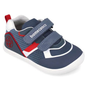 Pantofi copii baieti calapod lat din textil Biomecanics, Albastru – 262159-A556
