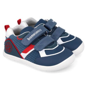 Pantofi copii baieti calapod lat din textil Biomecanics, Albastru – 262159-A556