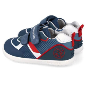 Pantofi copii baieti calapod lat din textil Biomecanics, Albastru – 262159-A556