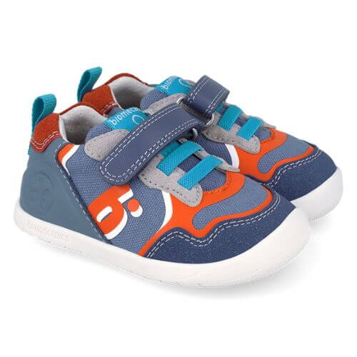 Pantofi copii baieti calapod lat din textil Biomecanics, Albastru – 262158-A556 Pantofi copii baieti calapod lat din textil Biomecanics, Albastru – 262158-A556