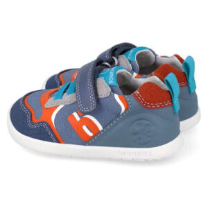 Pantofi copii baieti calapod lat din textil Biomecanics, Albastru – 262158-A556