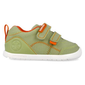 Pantofi copii baieti calapod lat din textil Biomecanics, Verde – 262190-B442