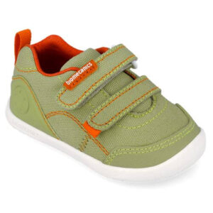 Pantofi copii baieti calapod lat din textil Biomecanics, Verde – 262190-B442