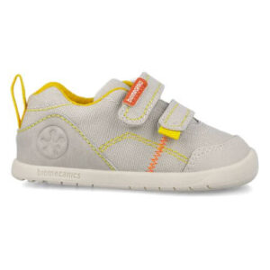 Pantofi copii baieti calapod lat din textil Biomecanics, Gri – 262190-C891