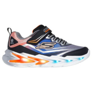 Pantofi copii baieti cu LED Skechers, Albastru – 400139-BKSL