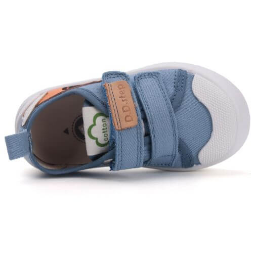 Pantofi copii baieti din canvas DD Step, Albastru – C096-52129
