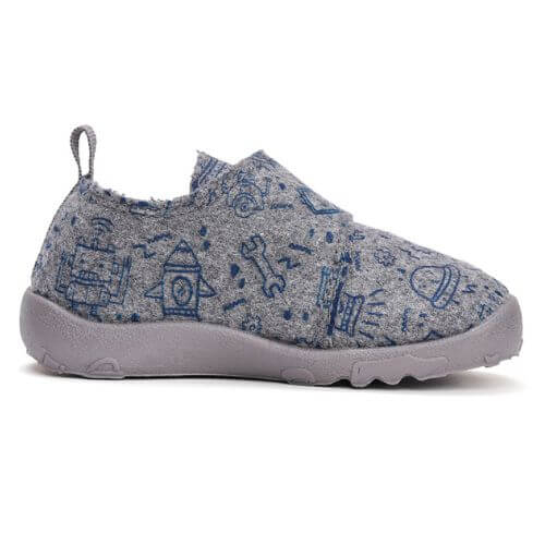 Pantofi copii baieti din canvas DD Step, Gri – C086-52717A
