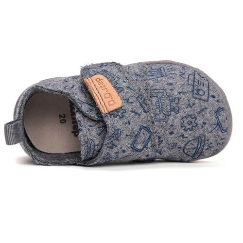 Pantofi copii baieti din canvas DD Step, Gri – C086-52717A