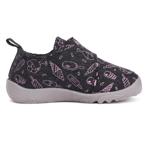 Pantofi copii fete din canvas DD Step, Gri – C086-52496A