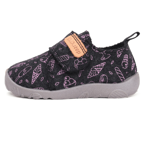 Pantofi copii fete din canvas DD Step, Gri – C086-52496A Pantofi copii fete din canvas DD Step, Gri – C086-52496A