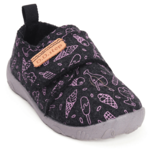 Pantofi copii fete din canvas DD Step, Gri – C086-52496A