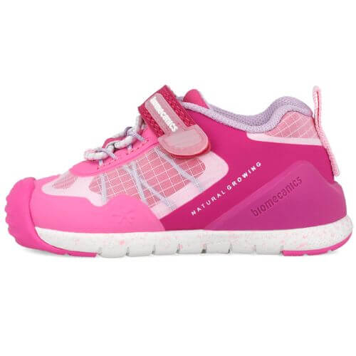 Pantofi copii fete din material sintetic Biomecanics, Fucsia – 251137-C146