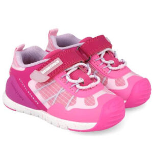 Pantofi copii fete din material sintetic Biomecanics, Fucsia – 251137-C146