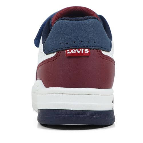 Pantofi copii baieți din material sintetic Levi’s, Alb – VJOH0024S-3558