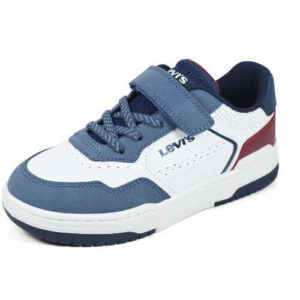 Pantofi copii baieți din material sintetic Levi’s, Alb – VJOH0024S-3558