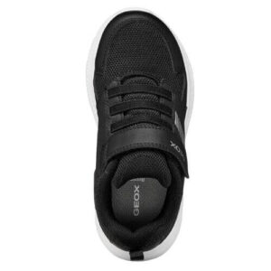 Pantofi copii baieti din material sintetic si textil Geox, Negru – J55GBA-0BC14-C9999