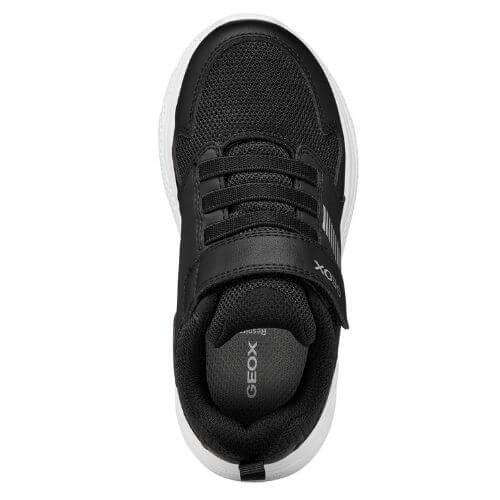Pantofi copii baieti din material sintetic si textil Geox, Negru – J55GBA-0BC14-C9999