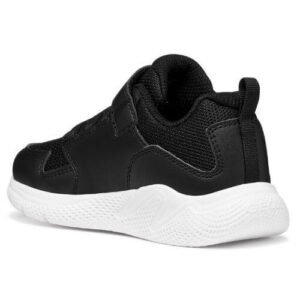 Pantofi copii baieti din material sintetic si textil Geox, Negru – J55GBA-0BC14-C9999