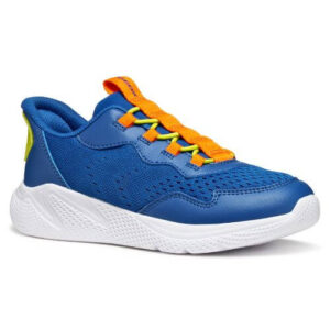 Pantofi copii baieti din material sintetic si textil Geox Easy-Fit, Albastru – J65NQA-01454-C0685