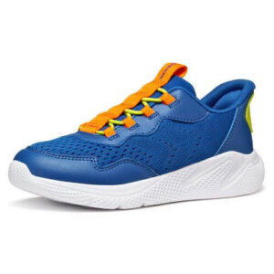 Pantofi copii baieti din material sintetic si textil Geox Easy-Fit, Albastru – J65NQA-01454-C0685